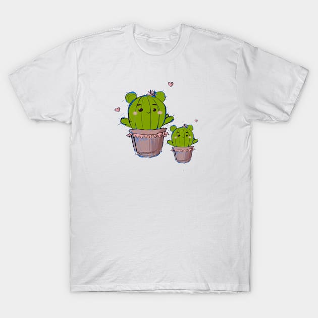 cute cactus plant T-Shirt by a2nartworld
